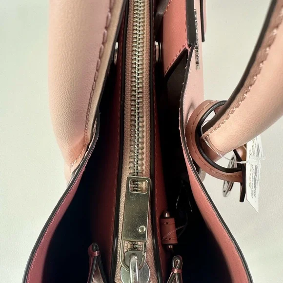 NWT Women’s Michael Kors Small Ruthie Satchel/Tote Pink Leather Handbag - Picture 2 of 7